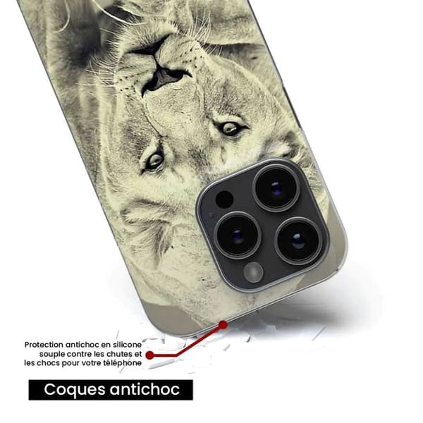 Tryckt silikonfodral som är kompatibelt med Xiaomi Redmi Note 12 4G Lioness