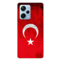 Miniatyrbild 1 av 6: Tryckt silikonfodral kompatibelt med Xiaomi Redmi Note 12 Pro Plus Türkiye Flag