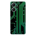 Miniatyrbild 1 av 6: Tryckt silikonfodral kompatibelt med Xiaomi Redmi Note 13 Pro Plus 5G Geek-kretsstruktur