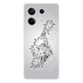 Miniatyrbild 1 av 6: Siliconfodral med tryck - 1001 fodral - Xiaomi Redmi Note 13 5G - Transparent - Semi-hårt - Unik