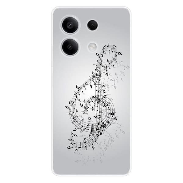Siliconfodral med tryck - 1001 fodral - Xiaomi Redmi Note 13 5G - Transparent - Semi-hårt - Unik