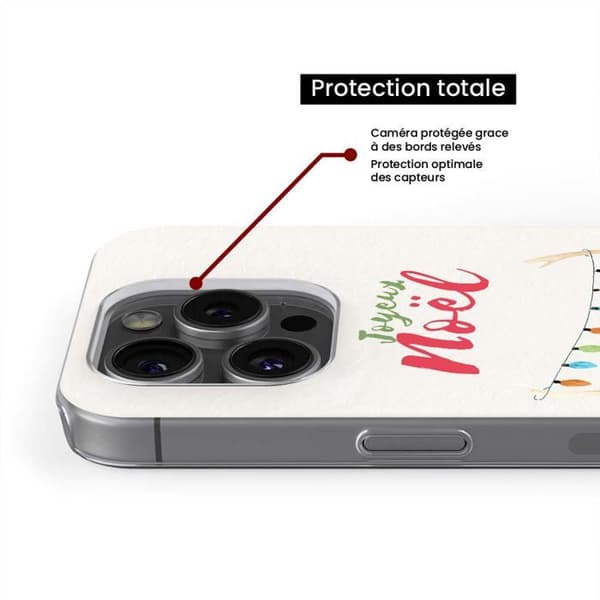 Tryckt silikonfodral kompatibelt med Apple iPhone 16 Plus NO Luminous Reindeer