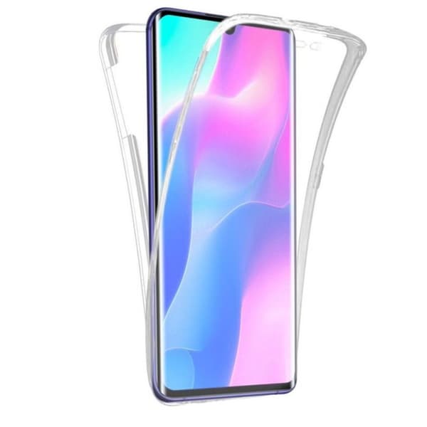 Heltäckande skal 360 - Xiaomi - Mi Note 10 - Transparent - Stötbeständig - Halvstyv