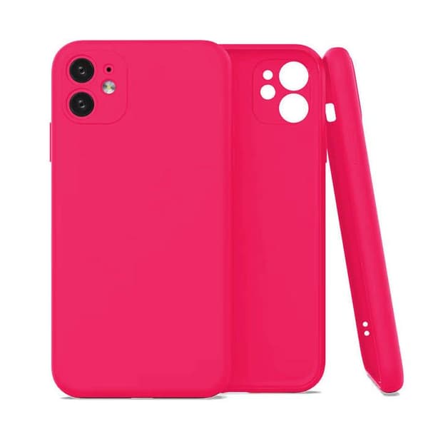 Siliconfodral - Xiaomi - Redmi Note 9 - Matt Rosa Flash - Stöttålig - Halvstyv