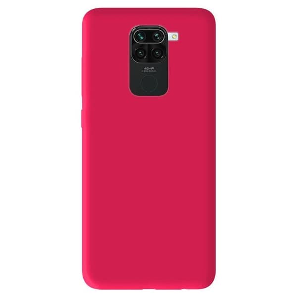 Siliconfodral - Xiaomi - Redmi Note 9 - Matt Rosa Flash - Stöttålig - Halvstyv