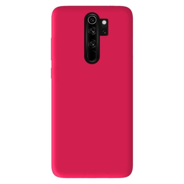 Enfällig silikonskal i matt rosa, kompatibel med Xiaomi Redmi Note 8 Pro