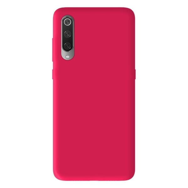 Silikonfodral - Xiaomi - Mi 9 SE - Matt blixtrosa - Stötsäker - Halvstyv
