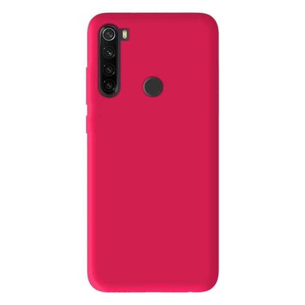 Siliconefodral - Xiaomi - Redmi Note 8T - Matt Rosafärgad - Stötabsorberande skydd - Fri åtkomst till funktioner