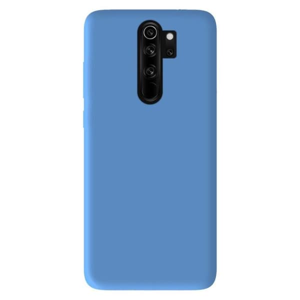 Silikonfodral - Xiaomi - Redmi Note 8 Pro - Matt himmelsblå - Stötsäkert skydd - Fri tillgång till funktioner