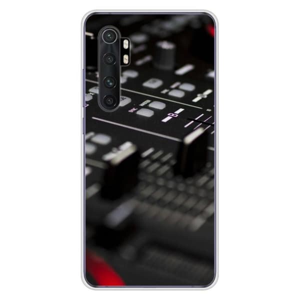 Tryckt silikonfodral kompatibelt med Xiaomi Mi Note 10 Lite Dj Mixer