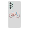 Miniatyrbild 1 av 6: Tryckt silikonfodral som är kompatibelt med Samsung Galaxy A73 5G Bike color Hipster