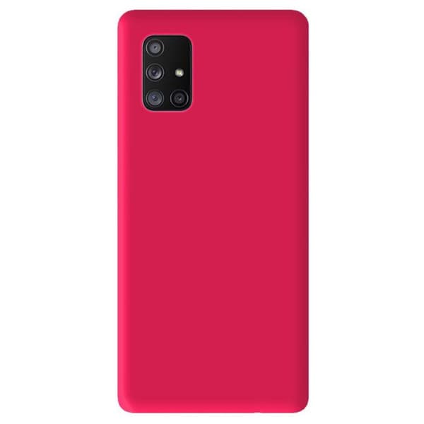 Siliconfodral - Samsung - Galaxy A71 5G - Matt rosa flash - Stötsäker - Fri frakt 48h