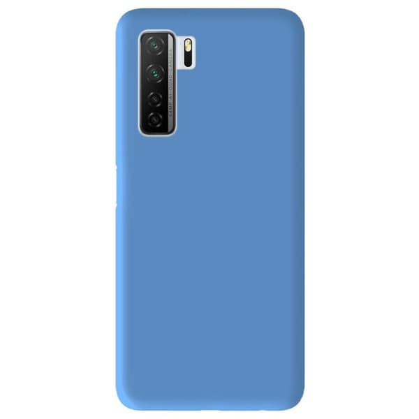 Enfärgad silikon skal Mat Blå kompatibel med Huawei P40 Lite 5G