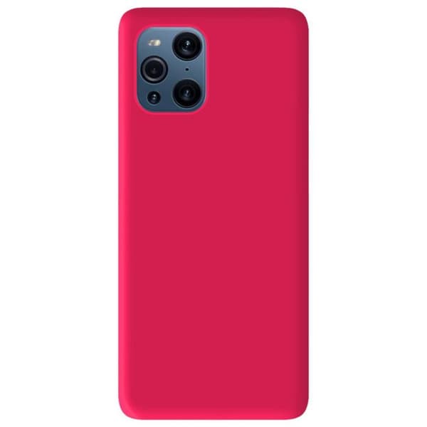 Enfärgad silikonkoja Matt Rosa kompatibel med Oppo Find X3 Find X3 Pro