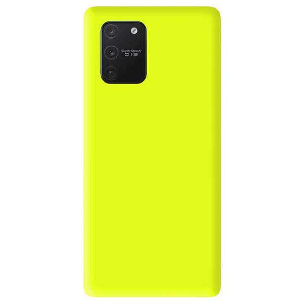 Silikonskal - Samsung - Galaxy S10 Lite - Matt Fluogul - Stöttålig - Gratis frakt 48h