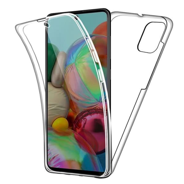 Helhetskydd 360 - Samsung - Galaxy A71 5G - Transparent - Semi-rigid - Hel skydd.