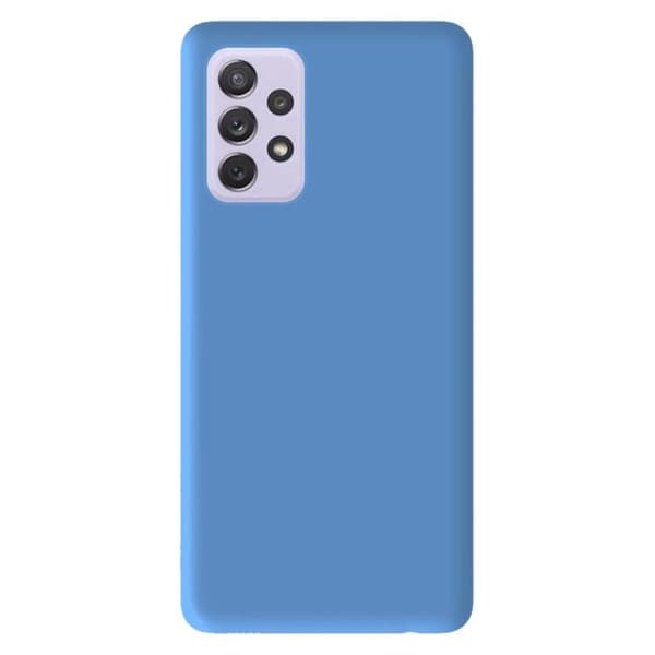 Enfällning av silikongummi Mat Blå kompatibel med Samsung Galaxy A72 4G