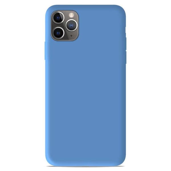 Silikonfodral - Apple - iPhone 11 Pro Max - Matt Himmelsblå - Stötsäker - Fri tillgång till funktioner