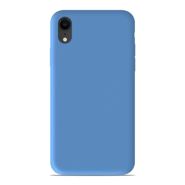 Silikonfodral - Apple - iPhone XR - Matt Himmelblå - Stötsäker - Semihård