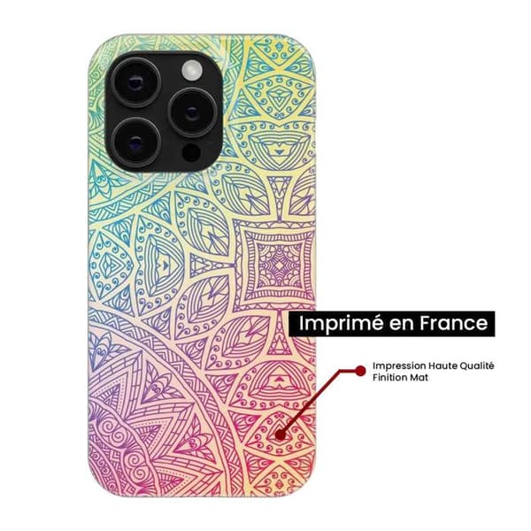 Siliconfodral med tryck - 1001 fodral - Samsung Galaxy A03 - Pastellmandala - Optimal skydd - TPU Gel