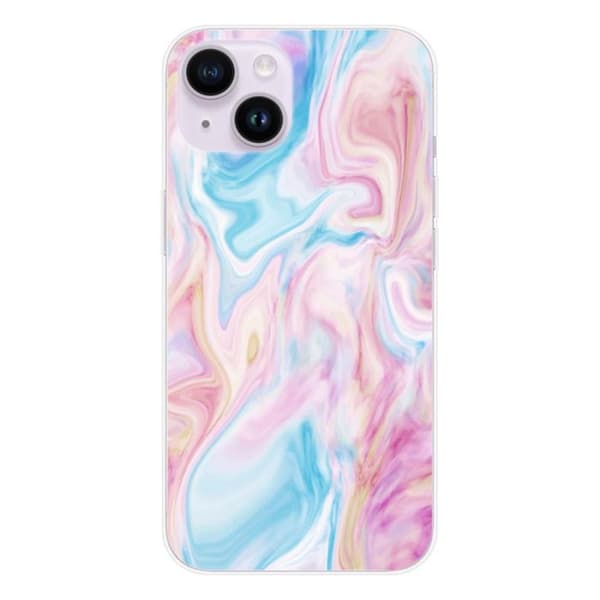 Tryckt silikonfodral som är kompatibelt med Apple iPhone 15 Soap