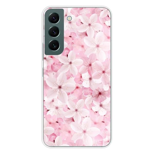 Tryckt silikonfodral som är kompatibelt med Samsung Galaxy S22 Sakura