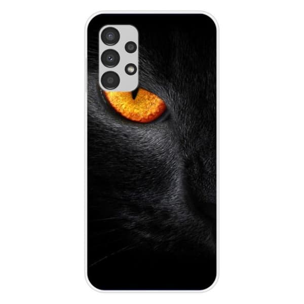 Tryckt silikonfodral som är kompatibelt med Samsung Galaxy A13 4G Eye of Panterre