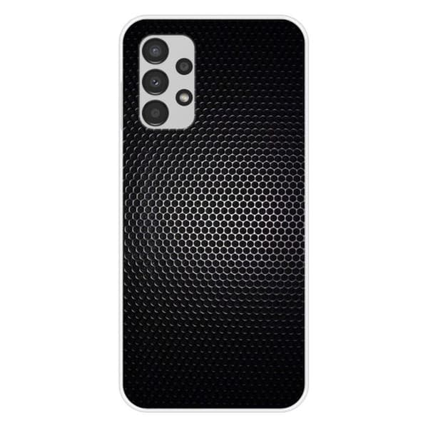 Tryckt silikonfodral som är kompatibelt med Samsung Galaxy A13 4G Dark Metal