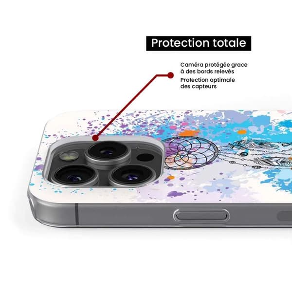 Tryckt silikonfodral som är kompatibelt med Samsung Galaxy A13 4G Dreamcatcher Color