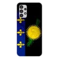 Miniatyrbild 1 av 6: Tryckt silikonfodral som är kompatibelt med Samsung Galaxy A13 4G Guadeloupe-flaggan
