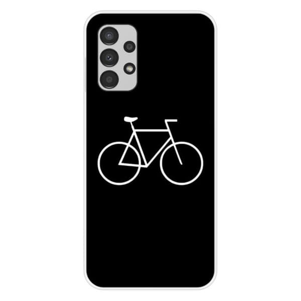 Tryckt silikonfodral som är kompatibelt med Samsung Galaxy A13 4G Bike Hipster