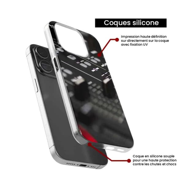 Silicone-skal med tryck - 1001 skal - Oppo Reno 6 5G - Flera färger - DJ Mixer-mönster - Optimal skydd