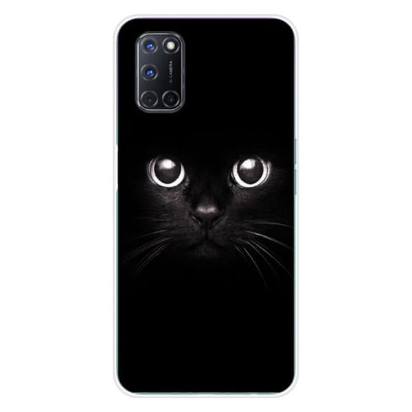 Siliconöverdrag med tryck - 1001 skal - Oppo A52 A72 - Kattöga - Flerfärgad - Halvstyv