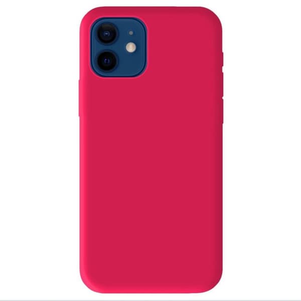 Siliconfodral - Apple - iPhone 12/iPhone 12 Pro - Matt rosa glittrig - Stötresistent - Fri åtkomst till funktioner