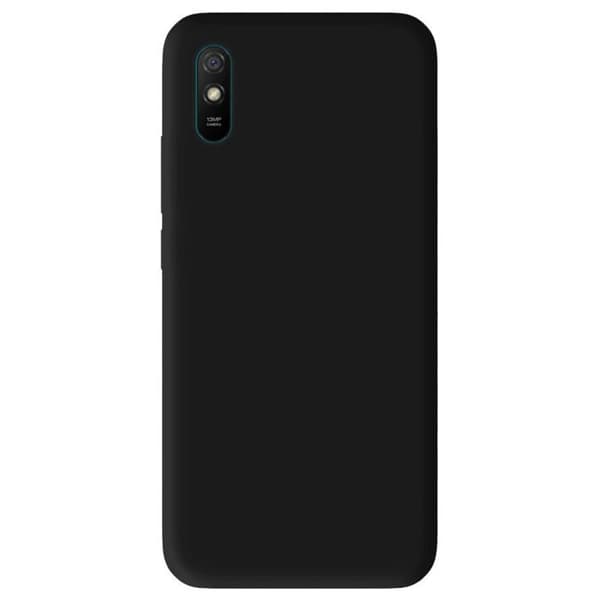 Vanligt mattsvart silikonfodral kompatibelt Xiaomi Redmi 9A Redmi 9AT Redmi 9i