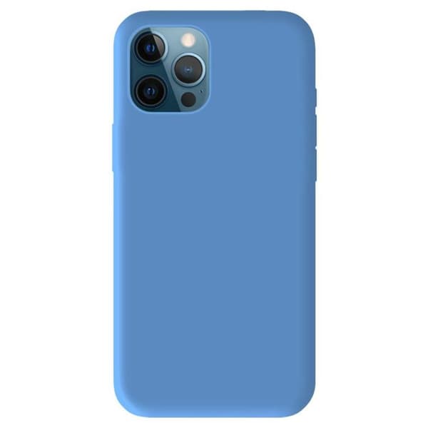 Silikonskal - Apple - iPhone 12 Pro Max - Matt Ljusblå - Stötsäker - Semi-rigid