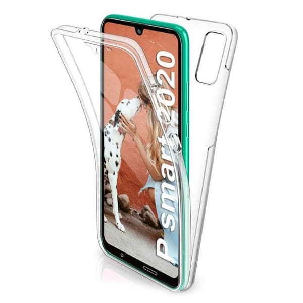 360 helfodral - Huawei - P Smart 2021 - Transparent - Stötskydd - Halvstyvt