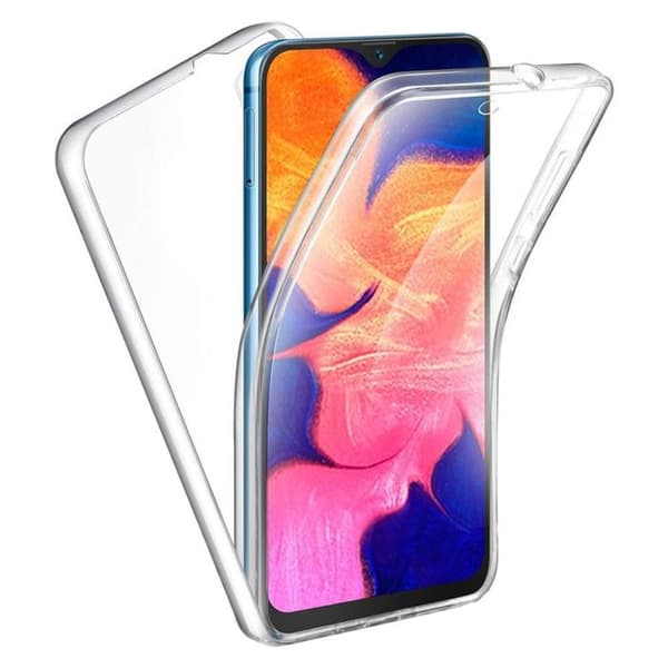 Heltäckande skal 360 - Samsung - Galaxy A01 - Transparent - Semi-rigid - Stötresistent skydd