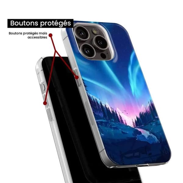 Silikonskal med tryck - 1001 skal - Apple iPhone 7 Plus - Flerfärgad - Semihård - Optimal skydd
