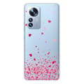 Miniatyrbild 1 av 3: Tryckt silikonfodral som är kompatibelt med Xiaomi Mi 12 Pro Pink Heart Confetti