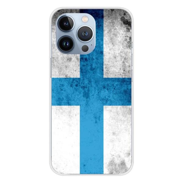 Tryckt silikonfodral som är kompatibelt med Apple iPhone 13 Pro Marseille flagga