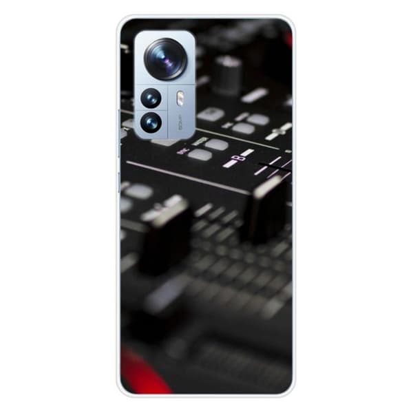 Tryckt silikonfodral som är kompatibelt med Xiaomi Mi 12 Pro DJ Mixer