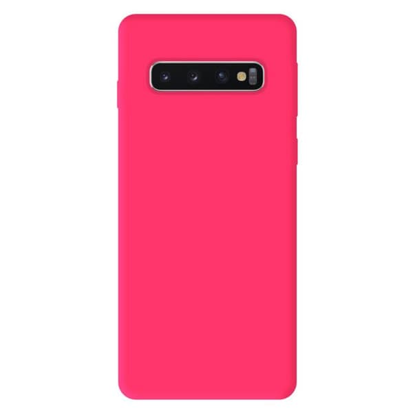 Enfärgad silikonetui Mat Rosa kompatibel med Samsung Galaxy S10 5G
