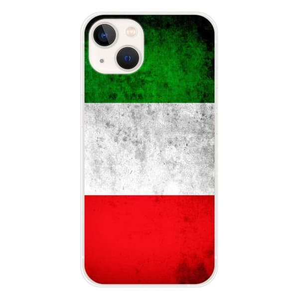 Tryckt silikonfodral som är kompatibelt med Apple iPhone 13 Italiens flagga