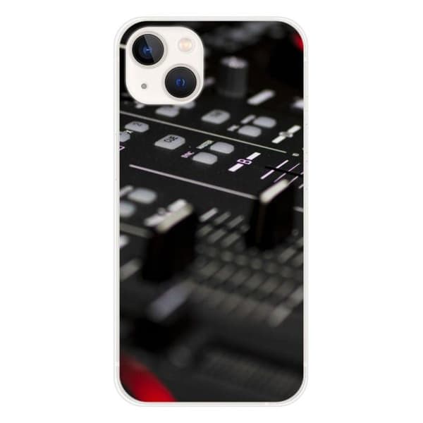 Tryckt silikonfodral som är kompatibelt med Apple iPhone 13 DJ Mixer