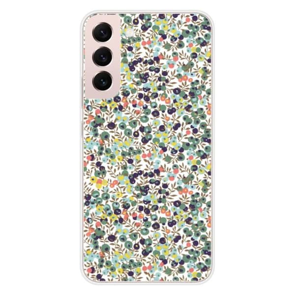 Tryckt silikonfodral kompatibelt Samsung Galaxy S22 Plus Liberty Wiltshire Green