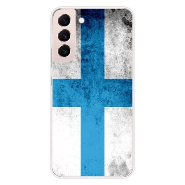 Tryckt silikonfodral som är kompatibelt med Samsung Galaxy S22 Plus Marseille flagga