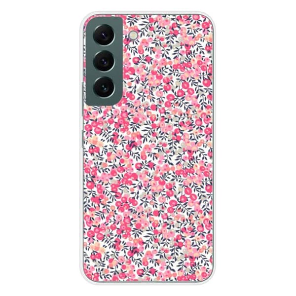 Tryckt silikonfodral kompatibelt Samsung Galaxy S22 Liberty Wiltshire Rose