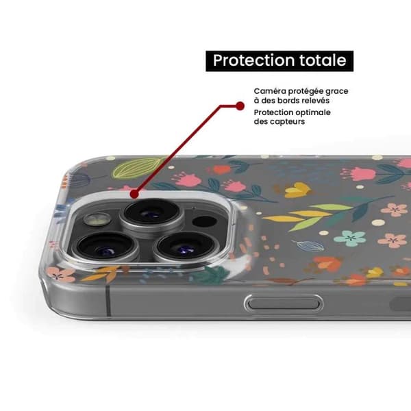 Tryckt silikonfodral som är kompatibelt med Samsung Galaxy S22 Färgglada blommor