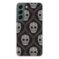 Miniatyrbild 1 av 6: Siliconefodral med tryck - 1001 skal - Samsung Galaxy S22 - Blom-kranium - Optimal skydd - Semi-styv